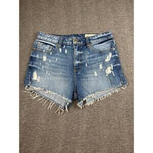 Pistola Women's Distressed Denim Shorts Size 28